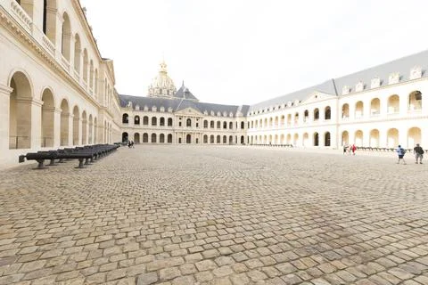 Les Invalides, Paris Stockfoto's