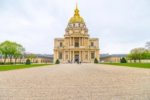 Les Invalides in Paris 库存照片