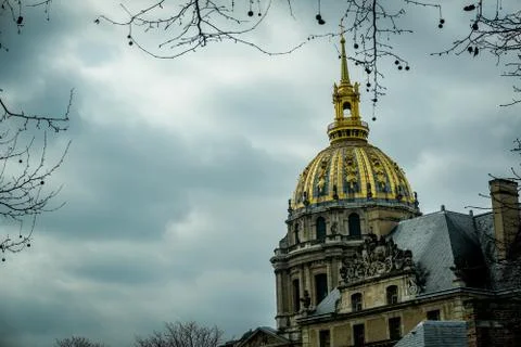 Les invalides Stock Photos