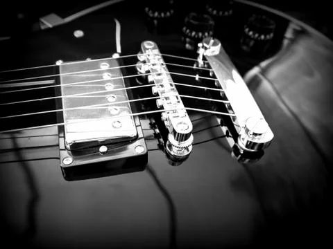 Les Paul Guitar close-up Stock Photos