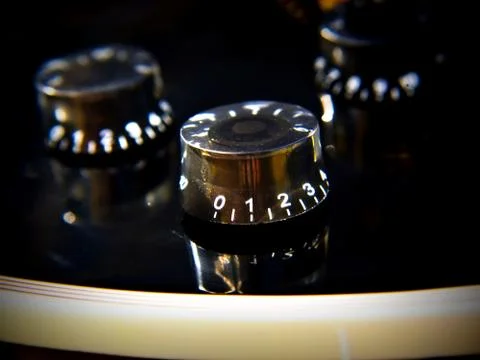 Les Paul Guitar close-up 库存照片