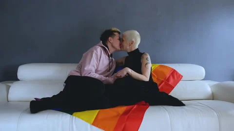 Lesbian couple Stock Footage 153617021