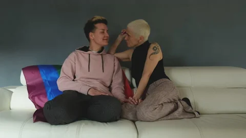 Lesbian couple Stock Footage 153701547