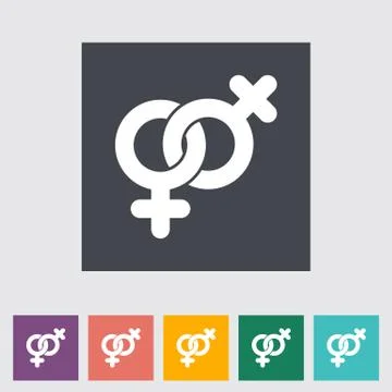 Lesbian sign Stock Illustration