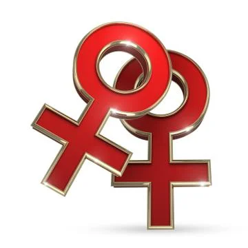 Lesbian symbol Stock Illustration