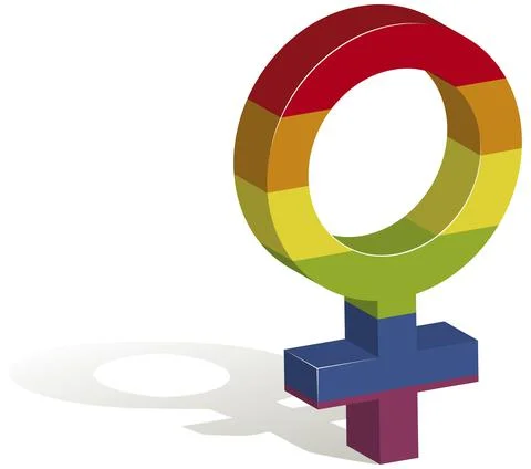 Lesbian Symbol Stock Illustration