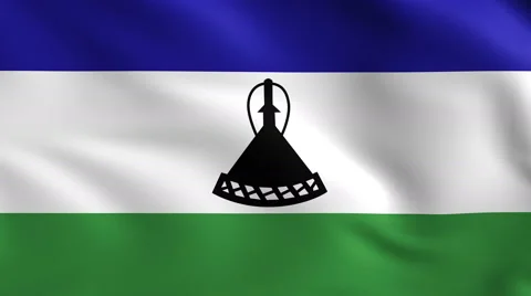 Lesotho Flag Background 4k 스톡 동영상 68734982