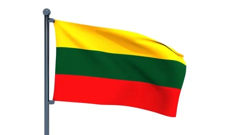 Lesotho Flag Stock Footage 150199542