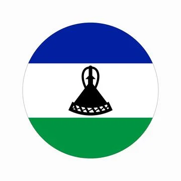 Lesotho flag simple illustration for independence day or election Stock-Illustration