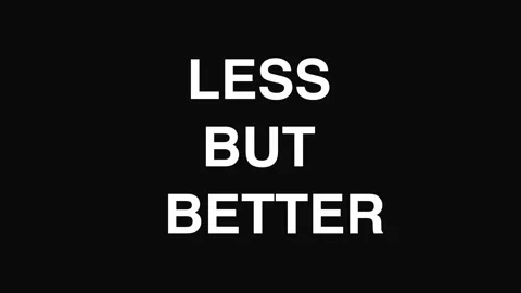 Less But Better Clean Text Animation 스톡 동영상 334811309