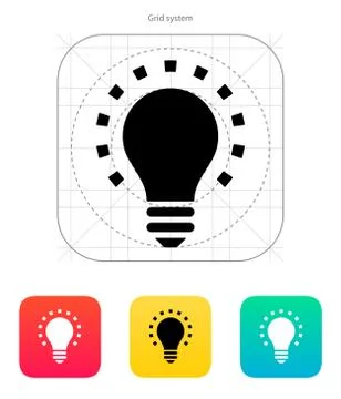 Less light icon. Vector illustration Stock-Illustration