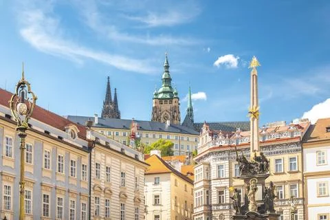 Lesser Town Square. Upper Foto stock