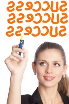 Lesson of a autosuggestion Foto stock