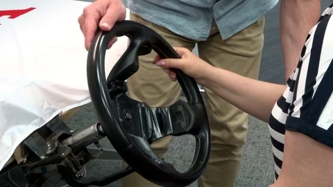 A lesson in extreme driving with an instructor Stock Footage 94707037