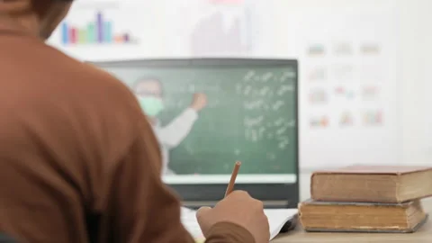 Lesson Lecture online Video stock 153820078