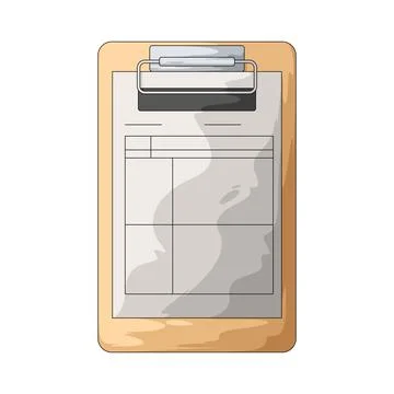 Lesson plan illustration Stock Illustration
