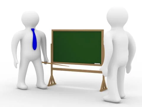 Lesson in a school class. Isolated 3D image. イラスト素材