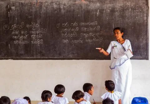 Lesson in school Foto stock