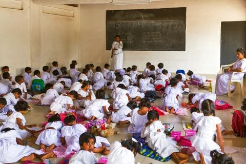 Lesson in school Foto stock