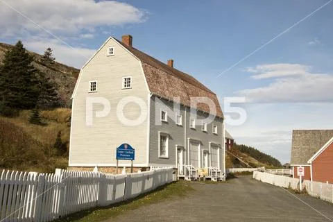 Lester Garland Premises Historic Site, Trinity, Newfoundland, Canada Stock Photos