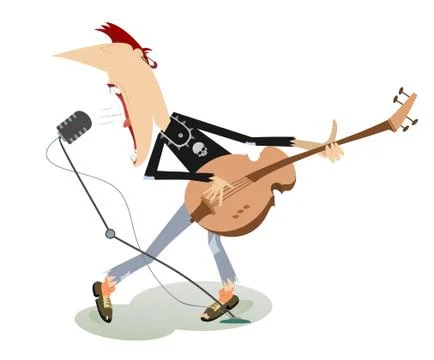 Let be where rock Illustrazione stock
