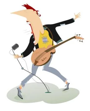 Let be where rock Illustrazione stock