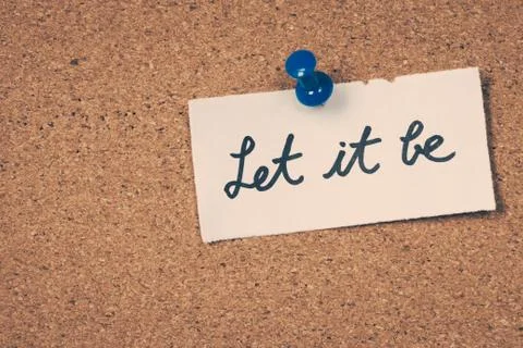 Let it be Stock Photos