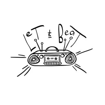 Let it beat. Stock Illustration