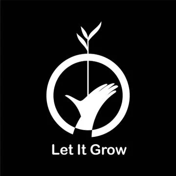 Let it grow Stock Illustration