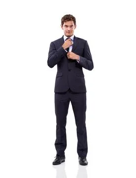 Let me build your success. Studio shot of a well-dressed man against a white Stock Photos