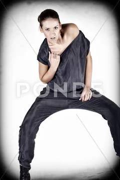 Let me show you my red scar Stock Photos
