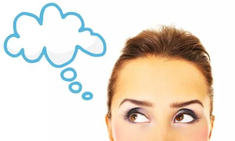 Let me think... Stock Illustration