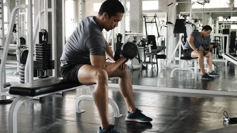 Let pump that iron. Stock Footage 103438325