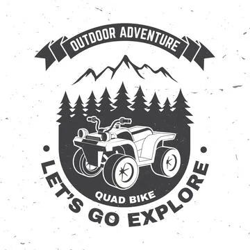 Let s go explore. Summer camp. Vector. Concept for shirt or logo, print, stamp Stock Illustration
