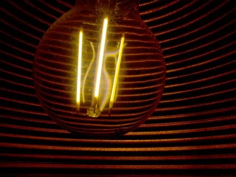 Let there be light said Edison Foto stock