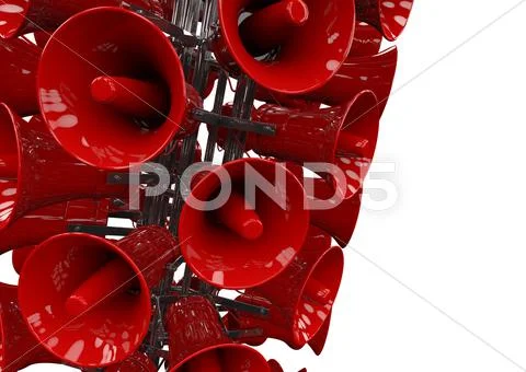 Let there be loud Stock Illustration