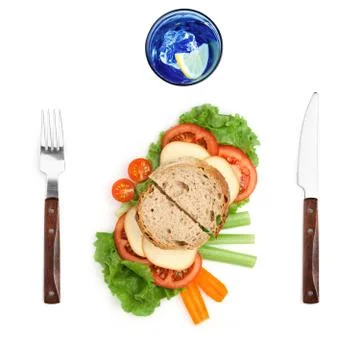 Let your breakfast let you fly. Stock Photos