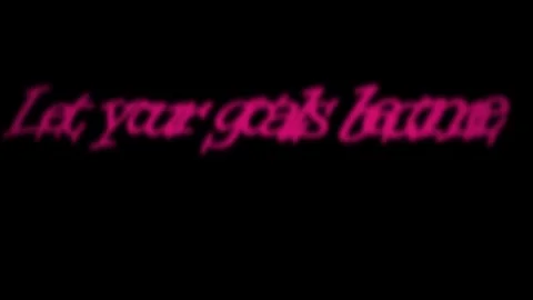 Let Your Goals Become Your Compass Motivational Business Quote Typography Video stock 342909512