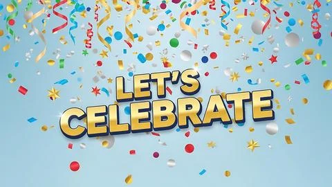 Let's celebrate Stock Illustration