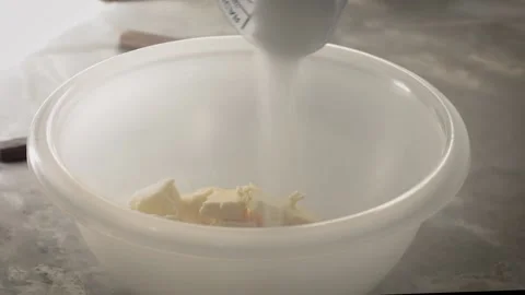 Let's cook a tasty cake for this evening Stock Footage 155457736