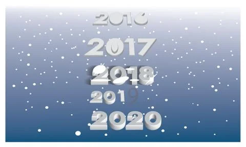Lets the countdown begin Stock Illustration