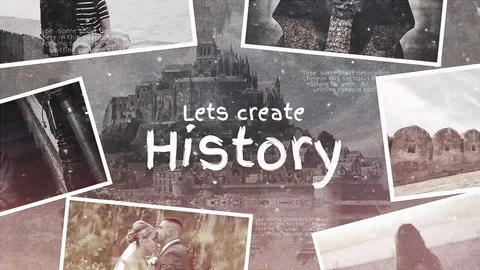 Lets Create History After Effects stock