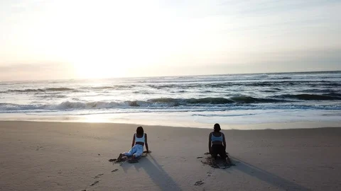 Let's do some yoga! Stock Footage 92977788