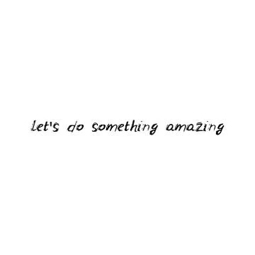Let's do something amazing. Black text, calligraphy, lettering, doodle by hand i Stock Illustration