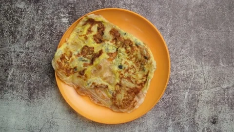 Lets eat Egg paratha Stock-Footage 143133898