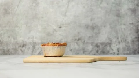 Lets Eat Egg Tart Stock Footage 143813997