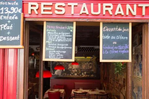 Let's eat in Paris! Foto stock