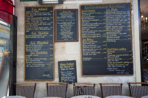 Let's eat in Paris! 스톡 사진