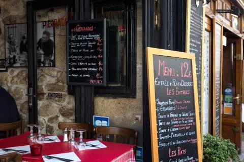Let's eat in Paris! 스톡 사진