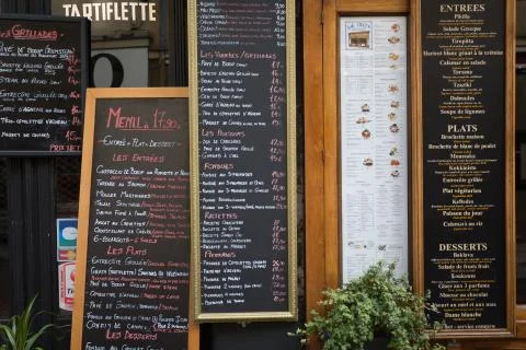 Let's eat in Paris! 스톡 사진